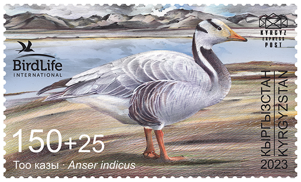Bar-headed goose stamp