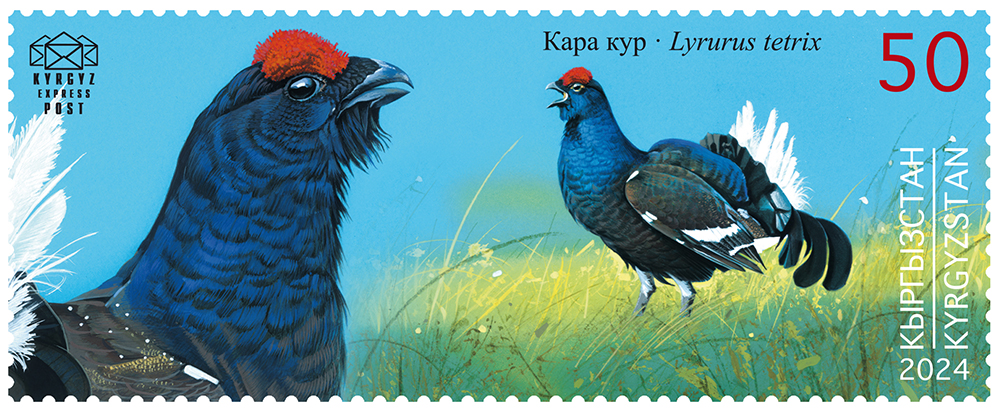The Black Grouse stamp
